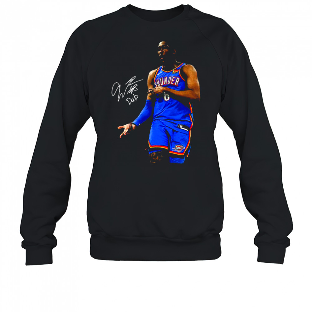 Jalen Williams Okc Thunder #8 Signature Shirt Sweatshirt