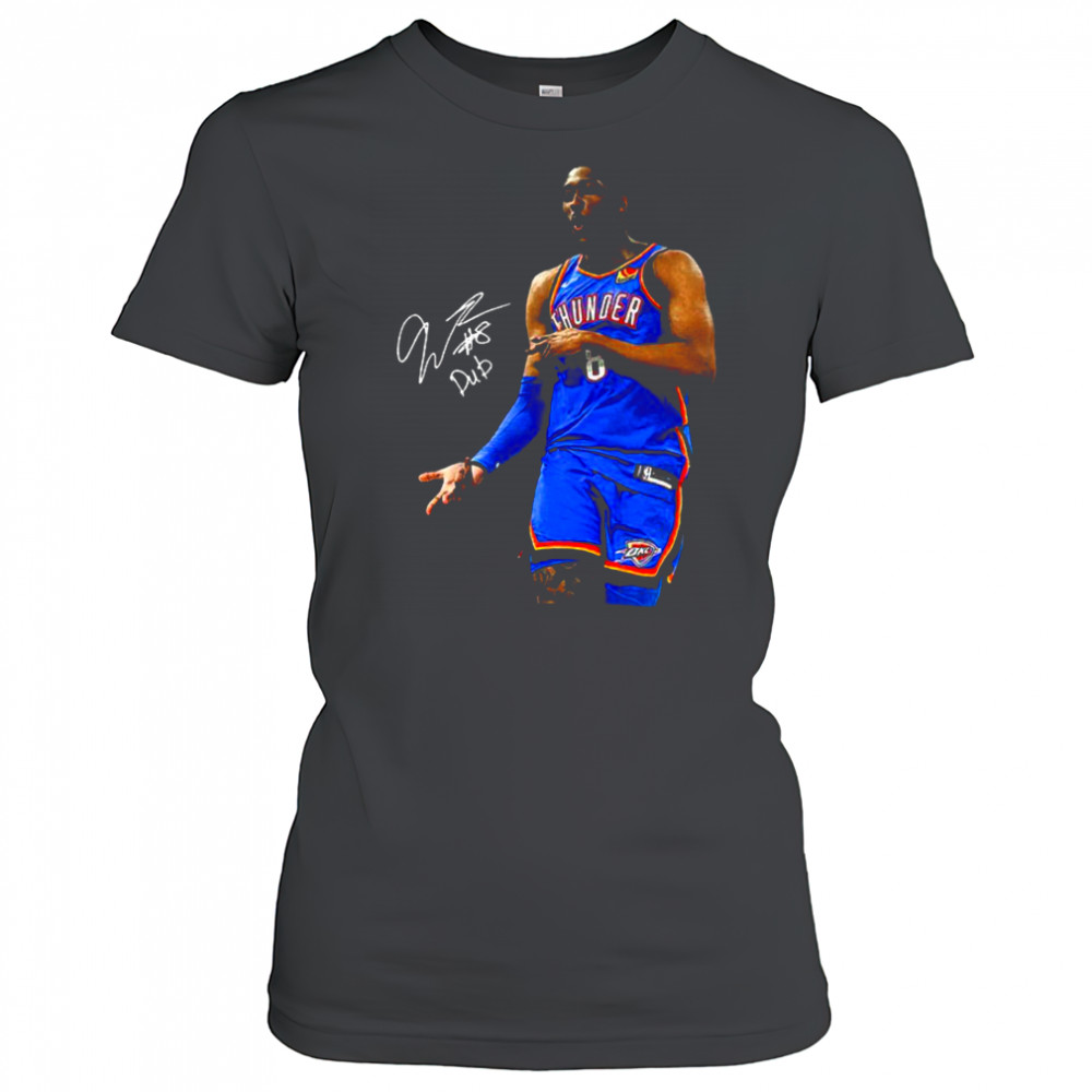 Jalen Williams Okc Thunder #8 Signature Shirt Women's T-shirt