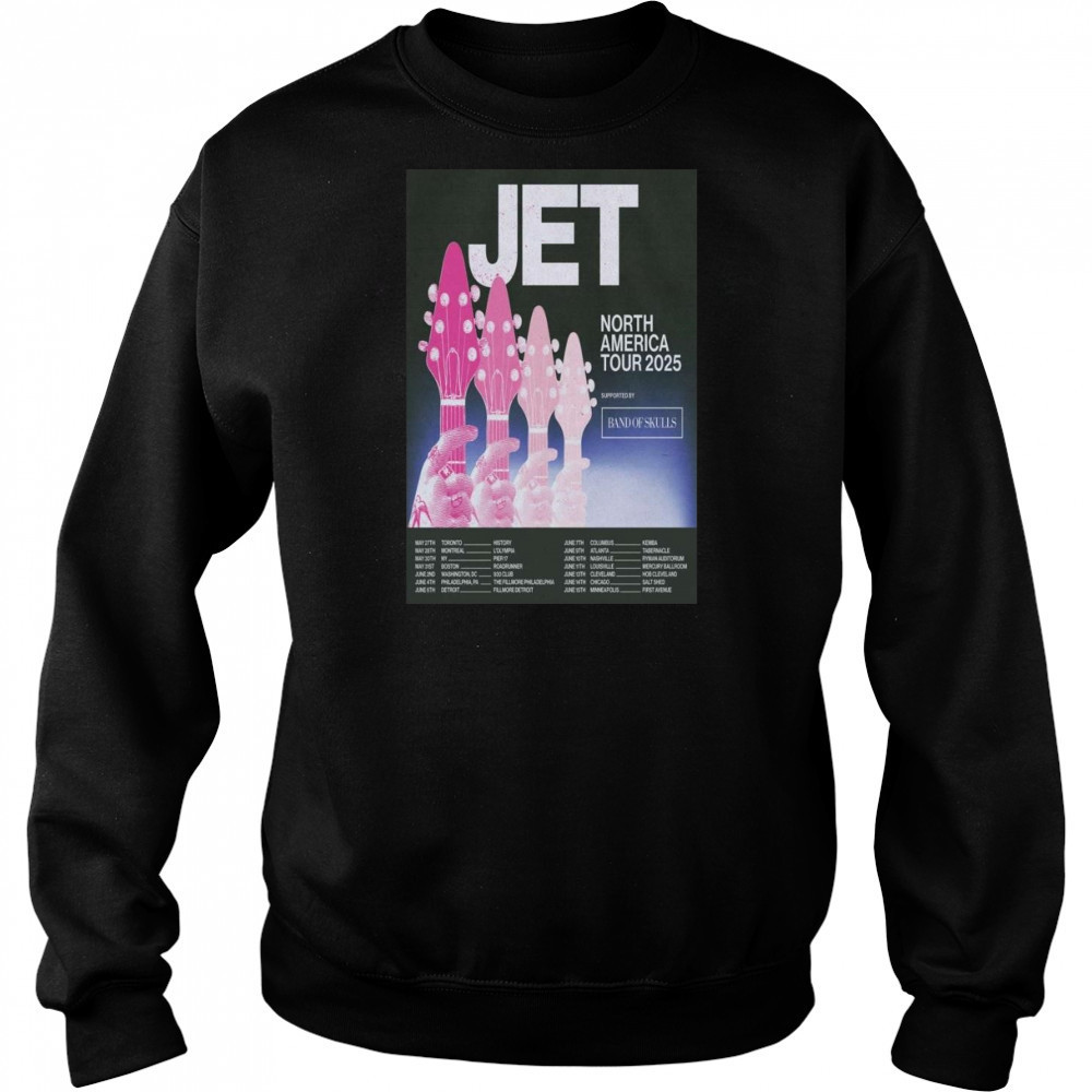 JET Poster North America Tour 2025 Shirt Hoodie