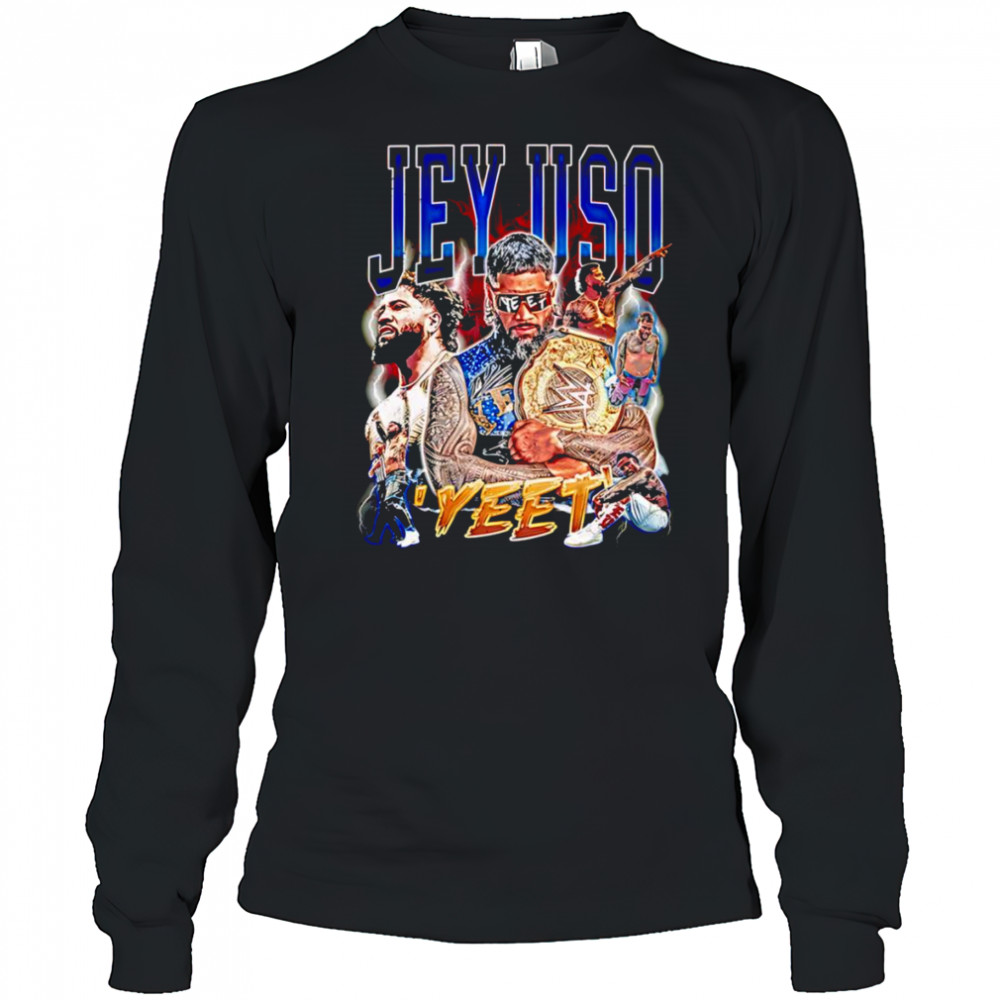 Jey Uso Yeet retro graphic shirt Long Sleeved
