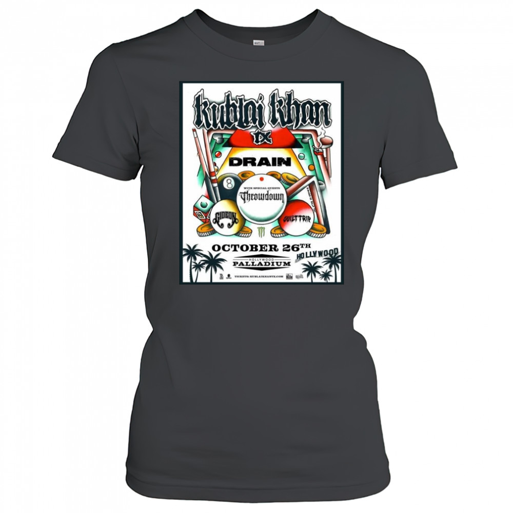Kublai Khan TX Drain October 26th 2025 Shirt Women's T-shirt