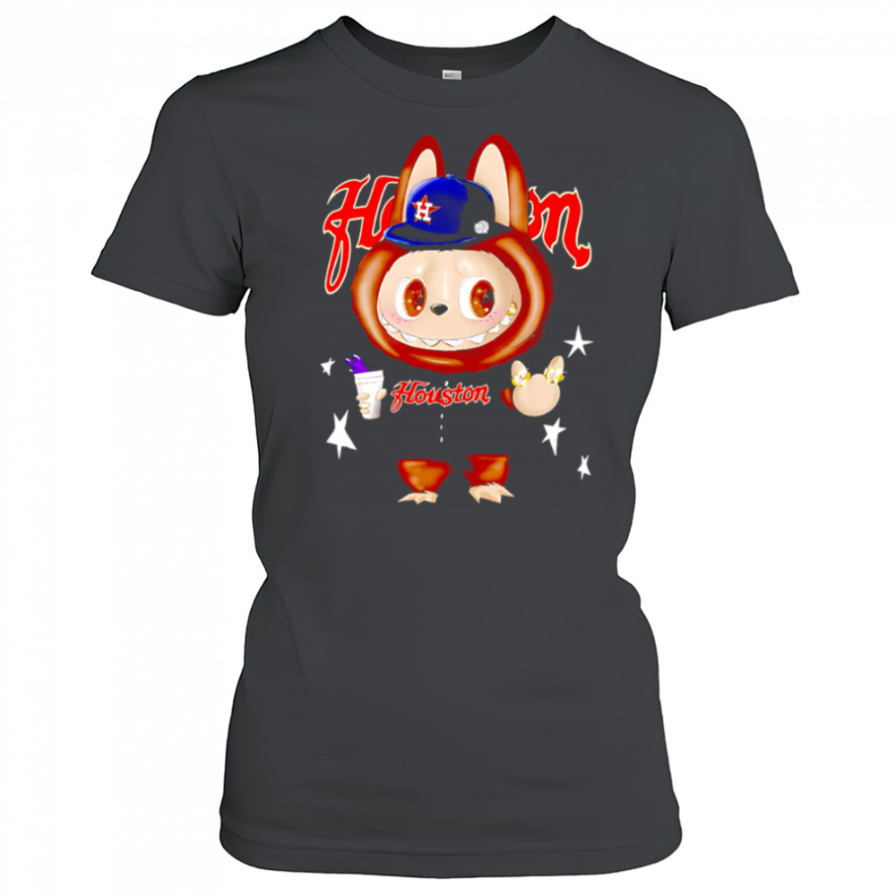 Labubu Houston Astros funny cute shirt Women's T-shirt
