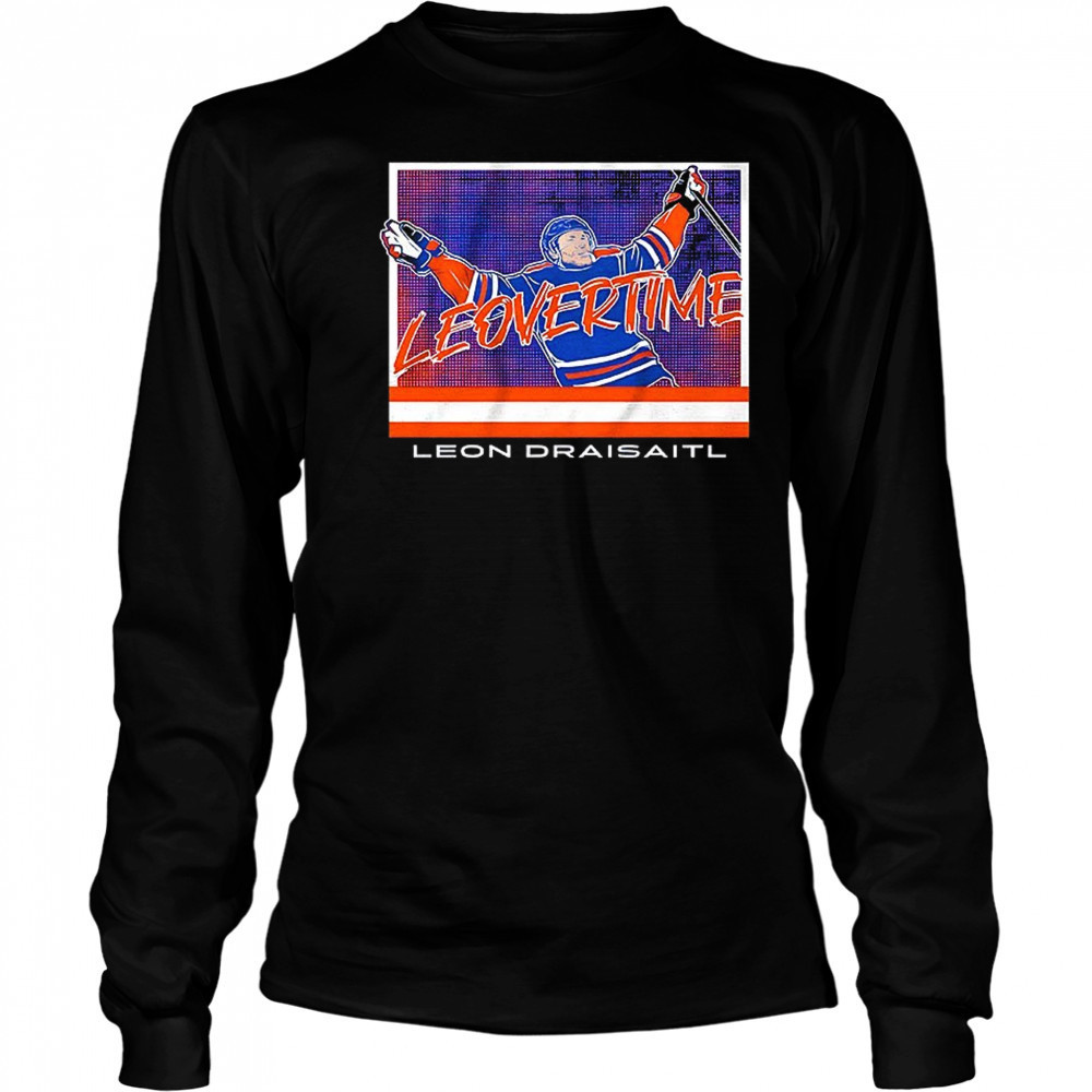 Leon Draisaitl Edmonton Oilers Hockey Leovertime shirt Long Sleeved