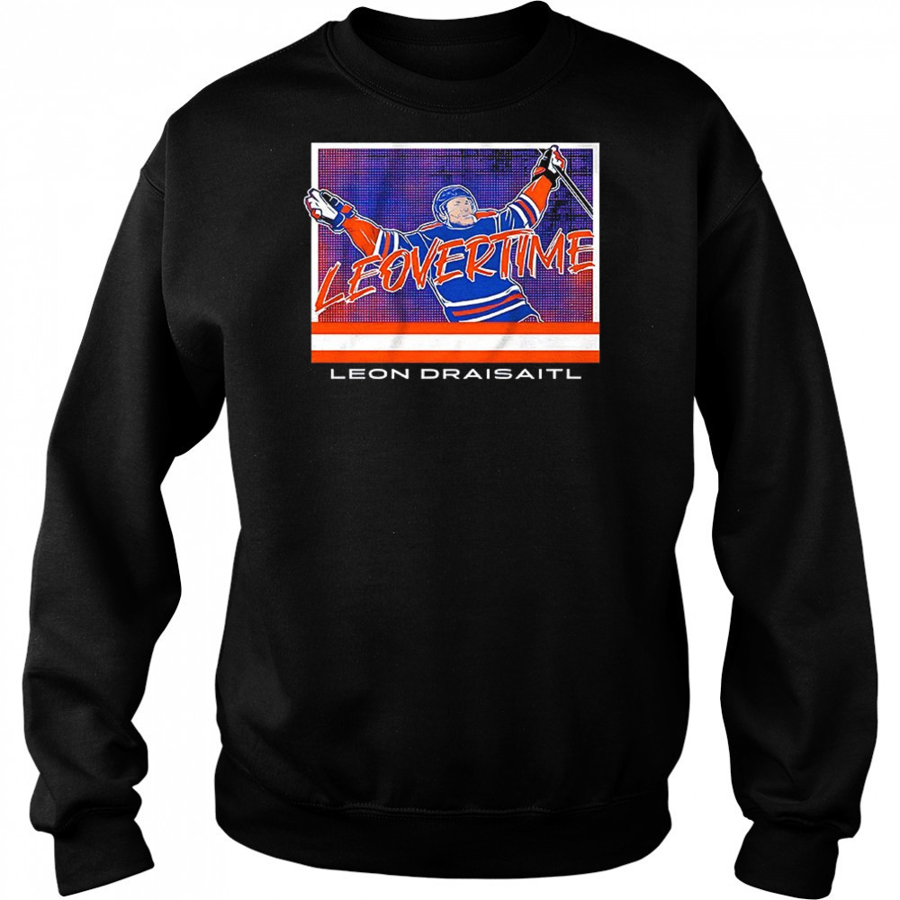 Leon Draisaitl Edmonton Oilers Hockey Leovertime shirt Hoodie