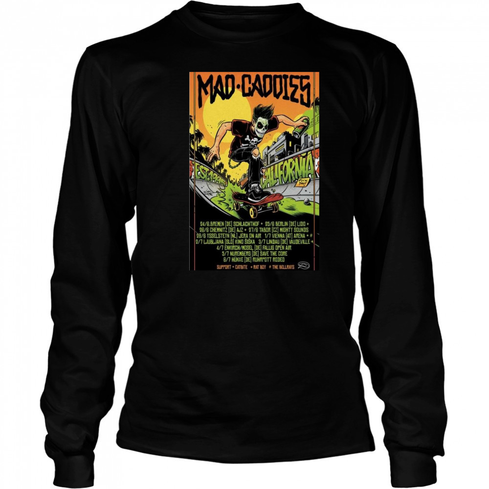 Mad Caddies California Poster 2025 Shirt Long Sleeved