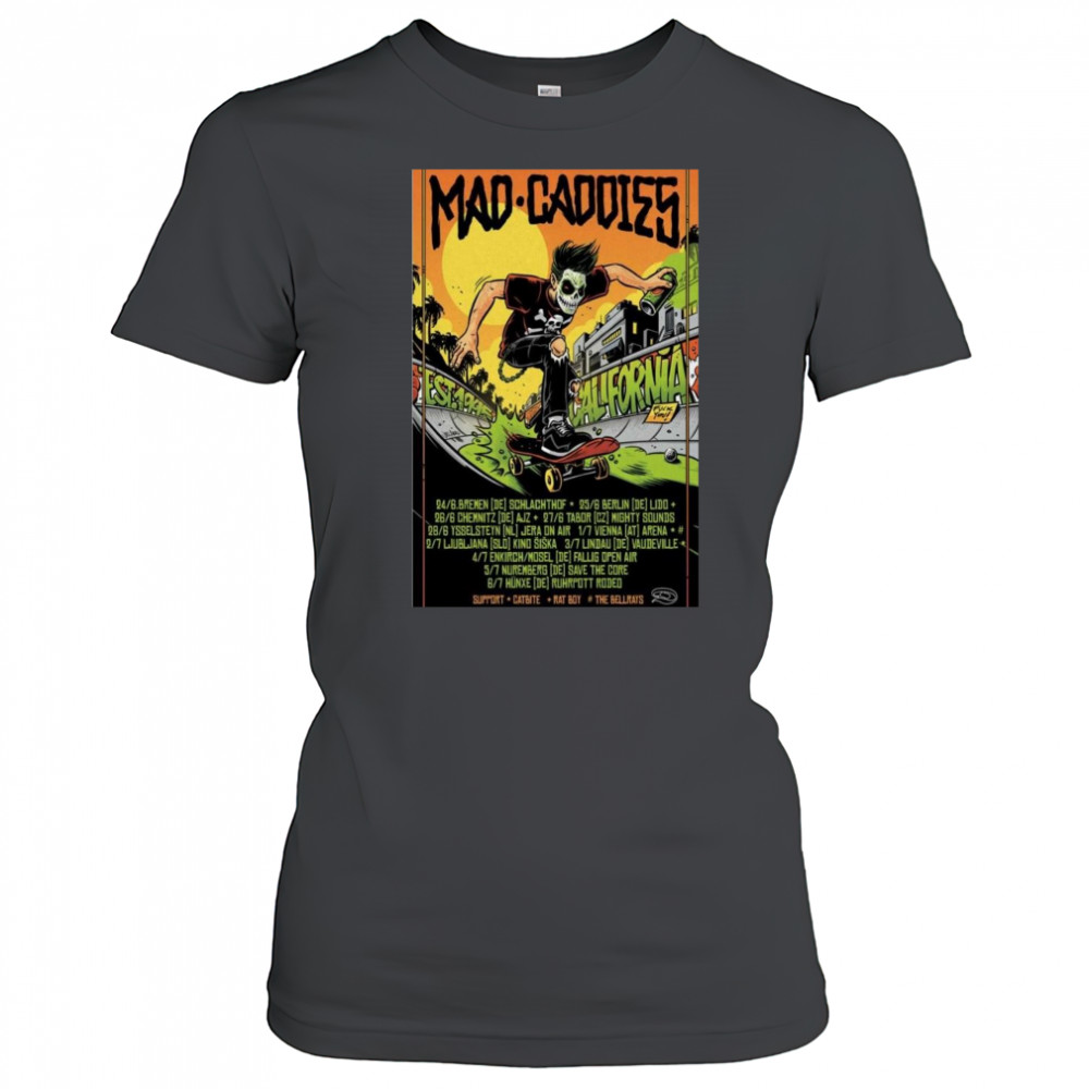 Mad Caddies California Poster 2025 Shirt Women's T-shirt