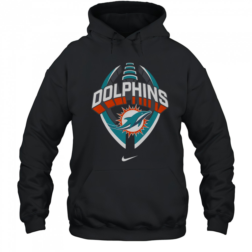 Miami Dolphins Nike Icon Legend T-Shirt Hoodie
