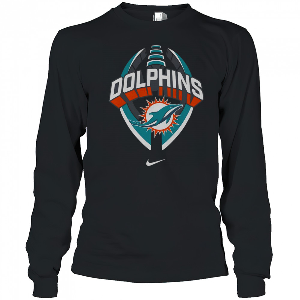 Miami Dolphins Nike Icon Legend T-Shirt Long Sleeved
