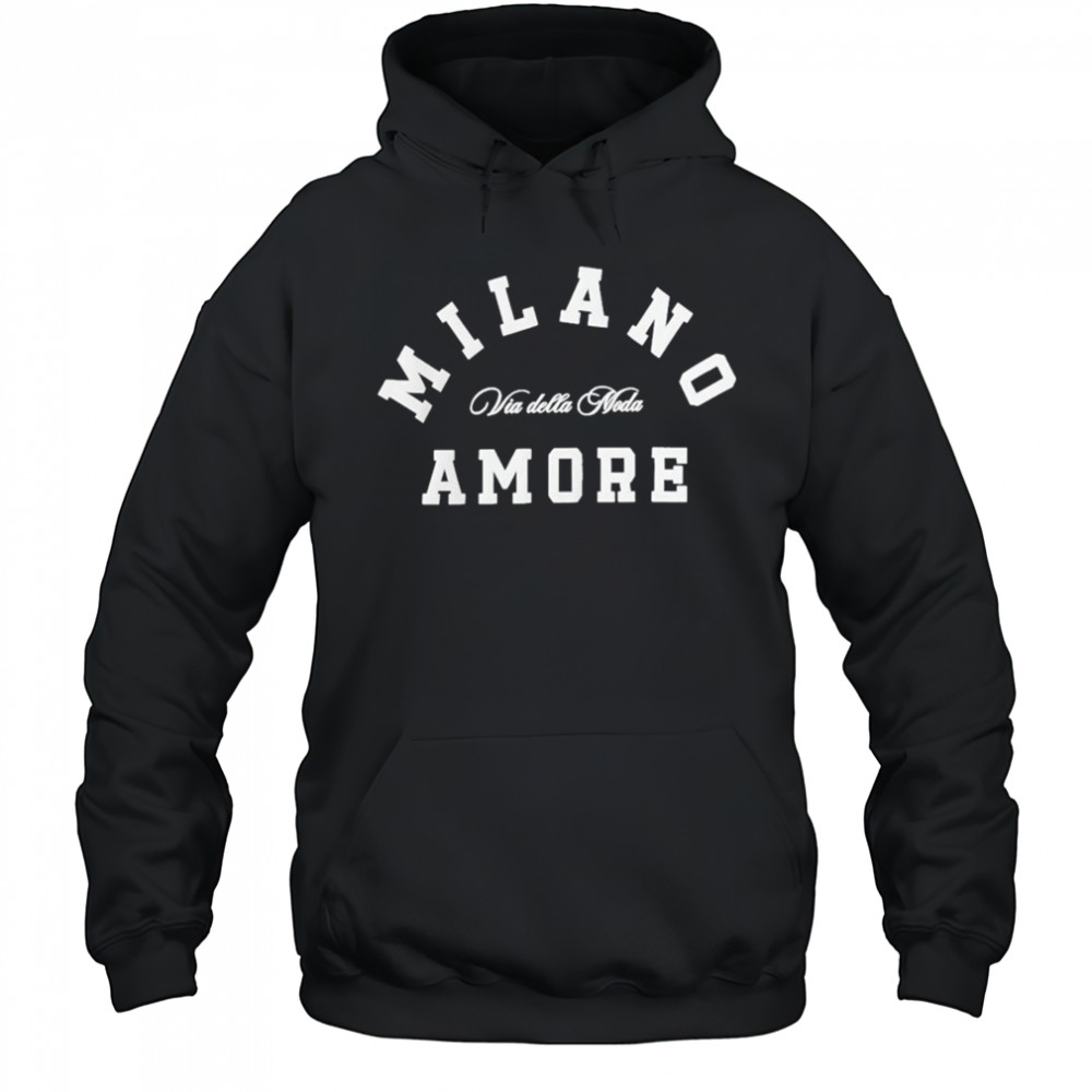 Milanoamore Via Della Moda T-shirt Hoodie