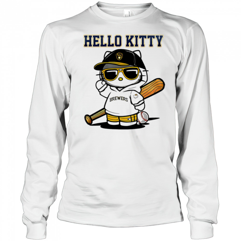 Milwaukee Brewers Sweety Kitty 2025 baseball shirt Long Sleeved