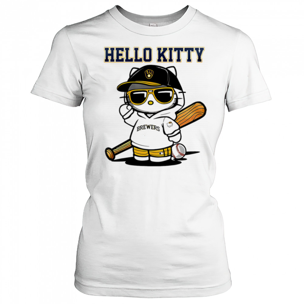 Milwaukee Brewers Sweety Kitty 2025 baseball shirt Women's T-shirt