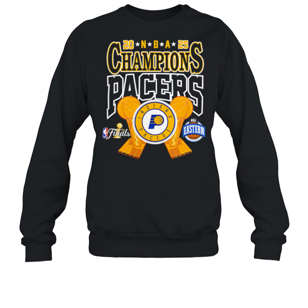 Mitchell and Ness Indiana Pacers Big Champions 2025 shirt Sweatshirt