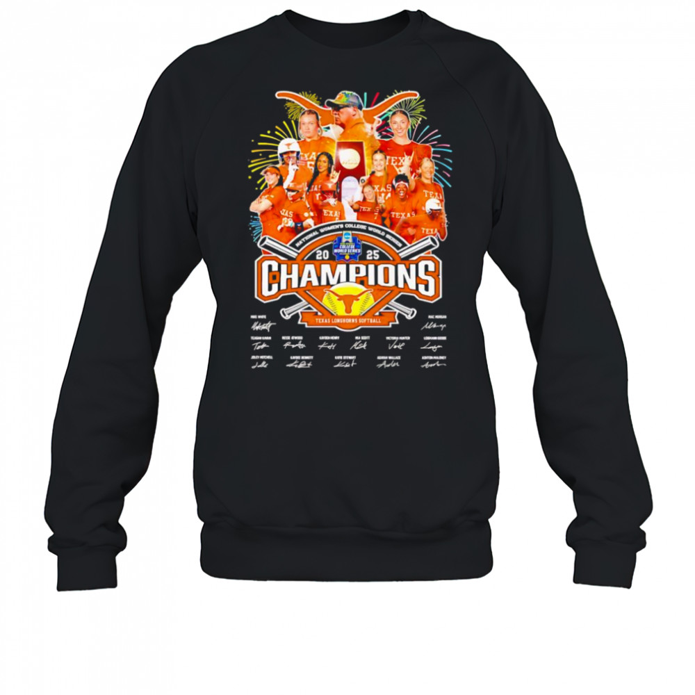 National Women’s College World Series Champions 2025 Texas Longhorns softball shirt Sweatshirt