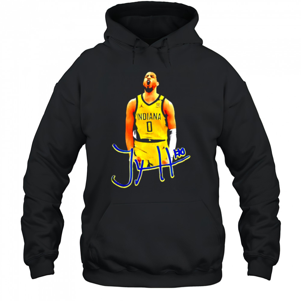 NBA Finals 2025 Tyrese Haliburton player Indiana Pacers Basketball signature shirt Hoodie