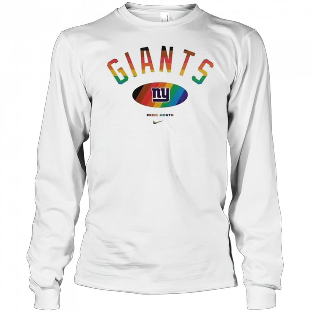 NFL New York Giants x Pride Month Football Accept Understand Love 2025 Shirt Long Sleeved