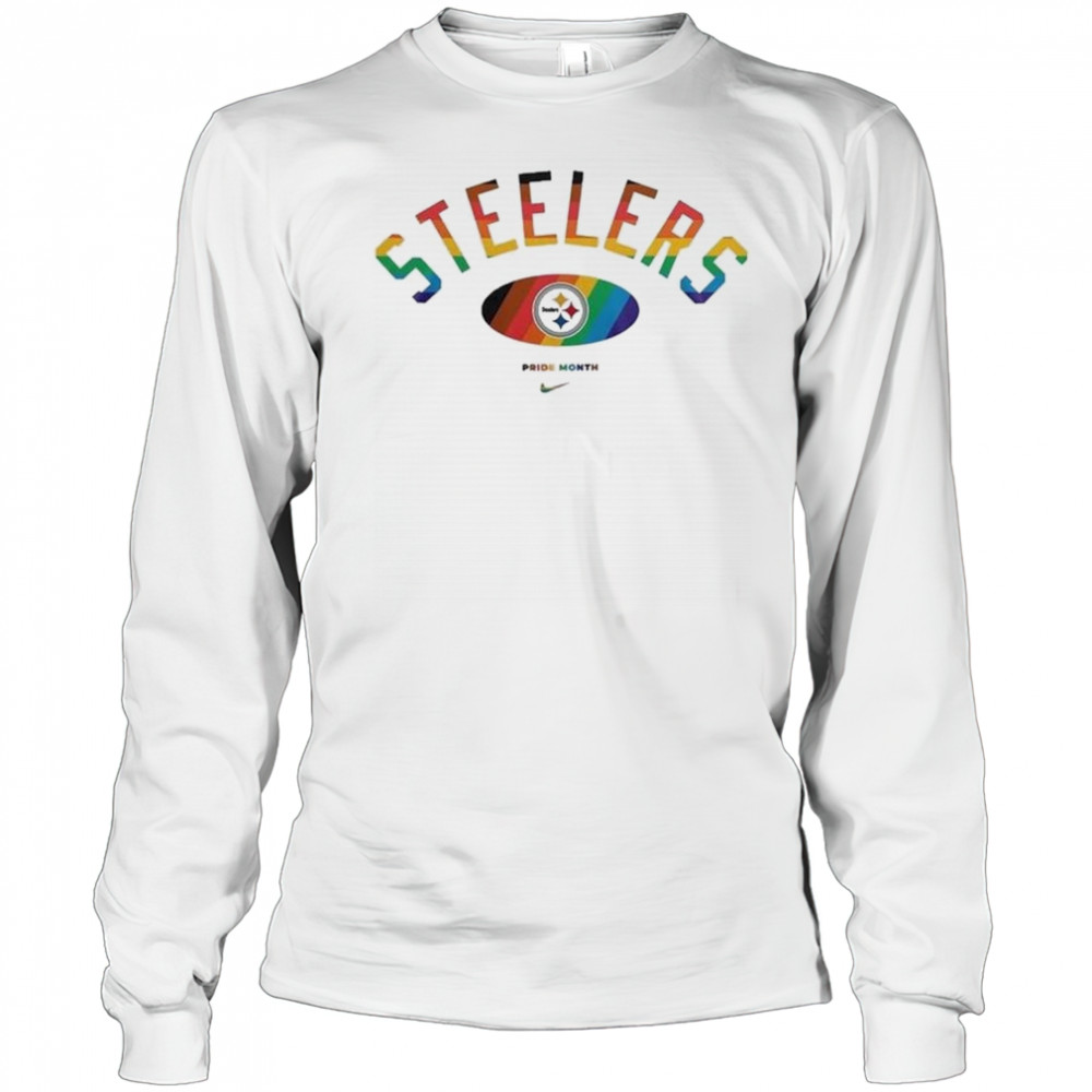 NFL Pittsburgh Steelers x Pride Month Football Accept Understand Love 2025 Shirt Long Sleeved