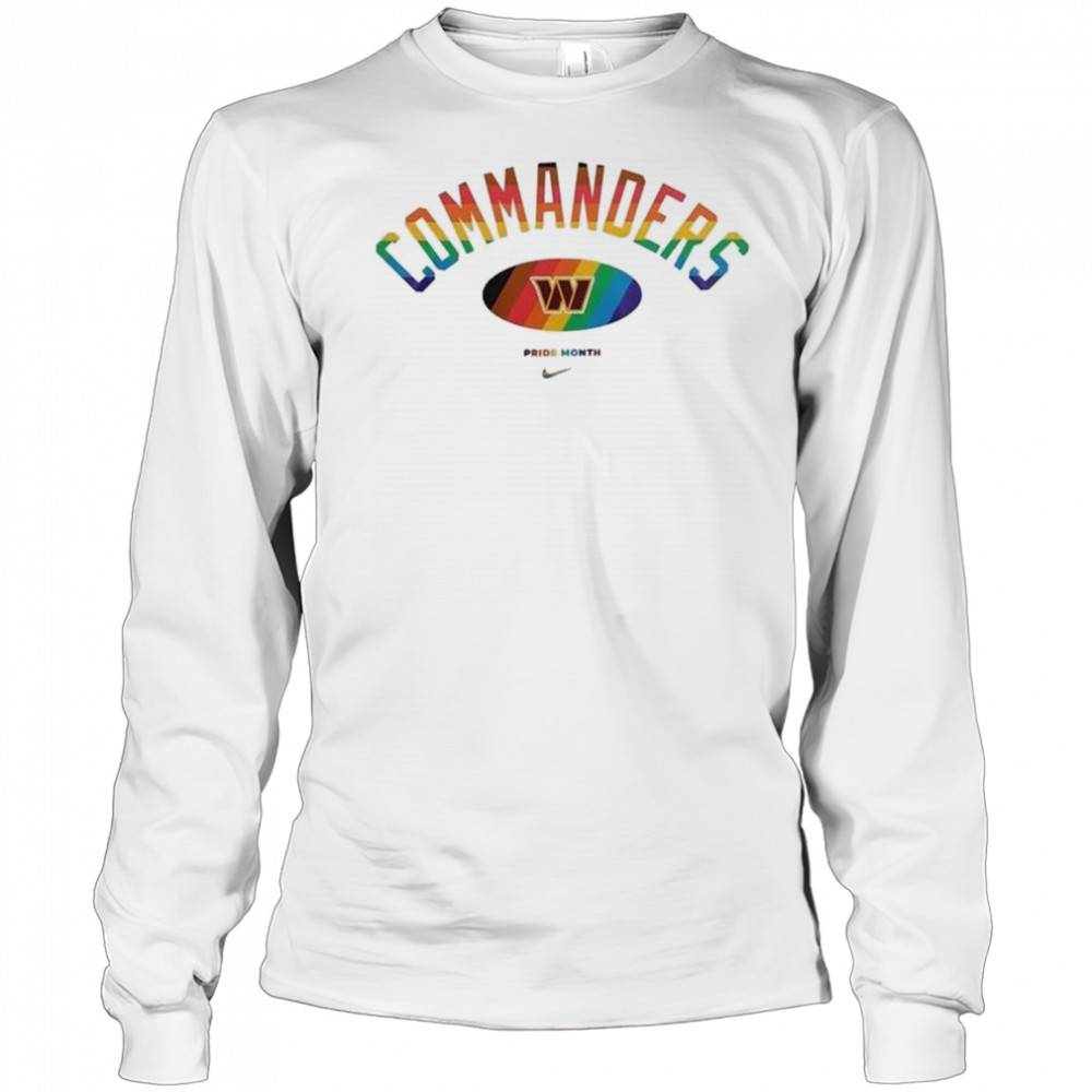 NFL Washington Commanders x Pride Month Football Accept Understand Love 2025 Shirt Long Sleeved