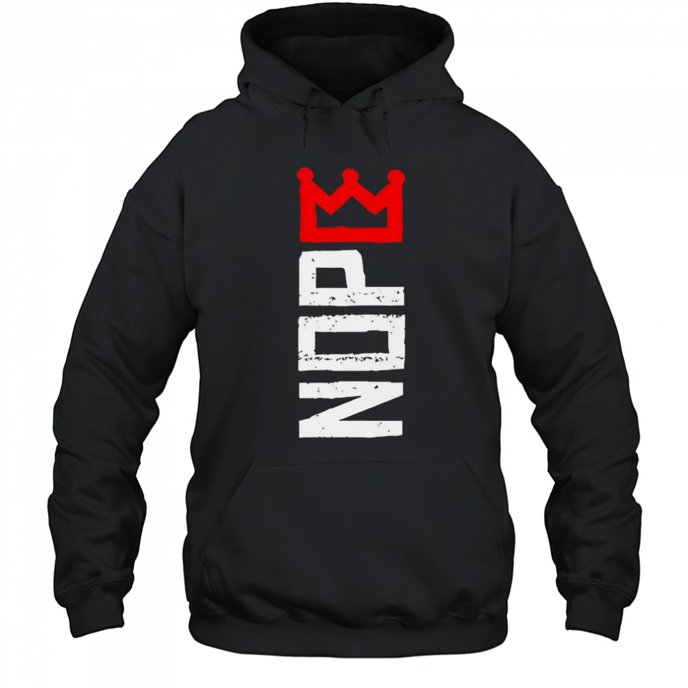 No Kings Nope Protest Sign Horizontal T-Shirt Hoodie