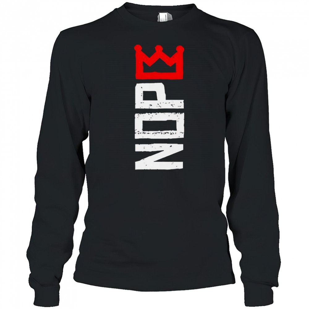No Kings Nope Protest Sign Horizontal T-Shirt Long Sleeved