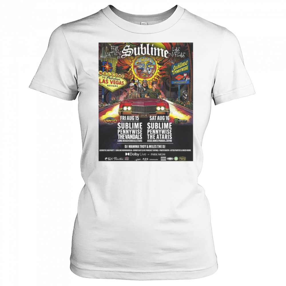 Official Sublime The Dolby Live In Las Vegas Tour August 15 2025 T-Shirt Women's T-shirt