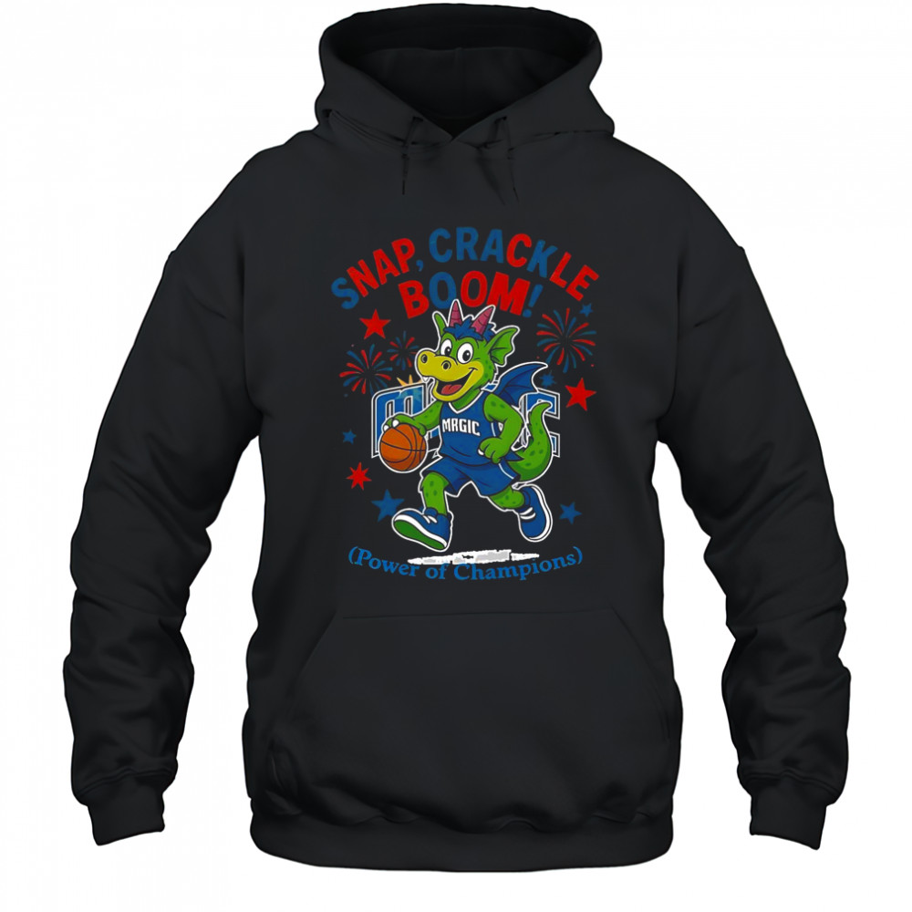 Orlando Magic Snap Crackle Boom Power Of Champions Indepencence Day T-Shirt Hoodie