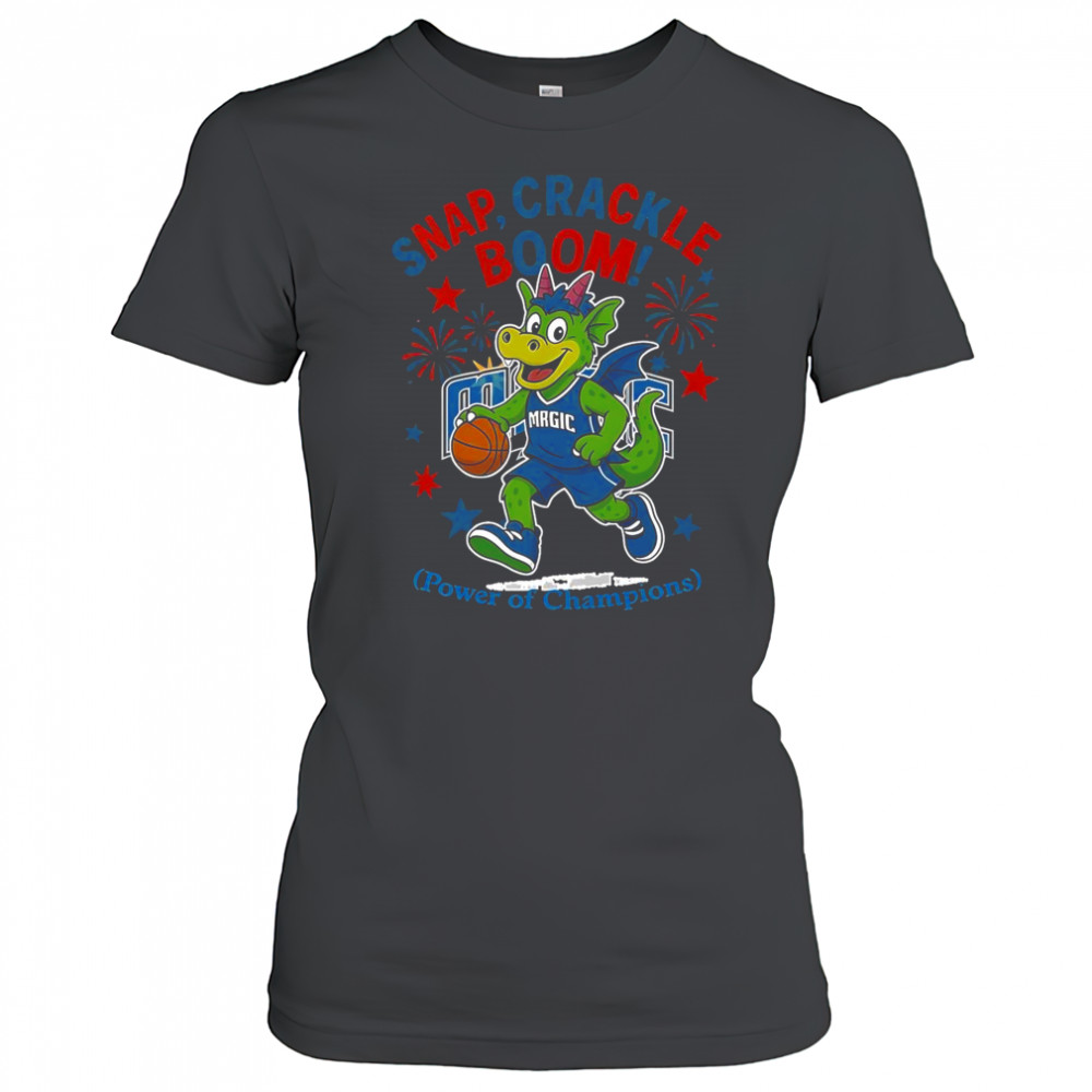 Orlando Magic Snap Crackle Boom Power Of Champions Indepencence Day T-Shirt Women's T-shirt