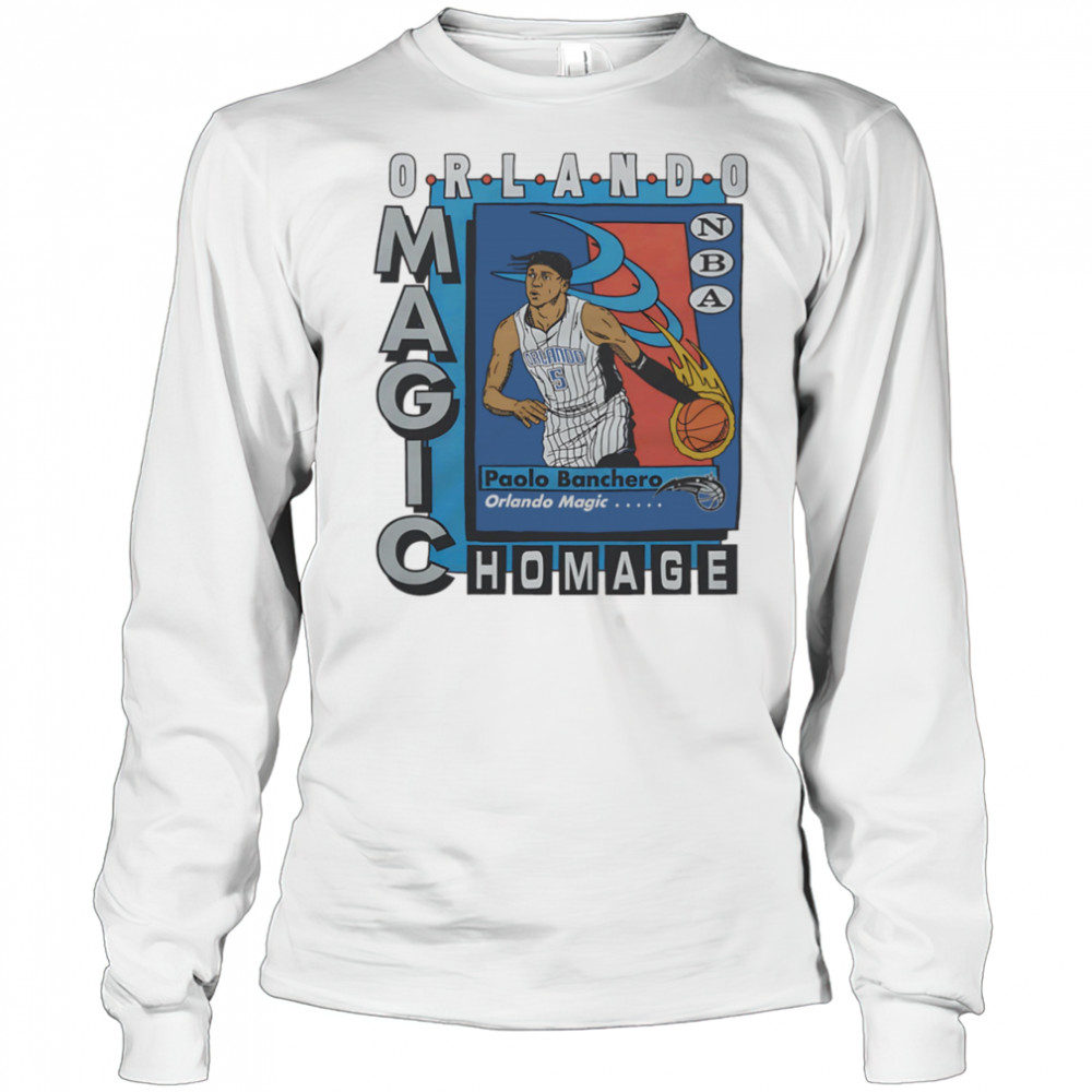 Orlando Magic Trading Card Paolo Banchero shirt Long Sleeved