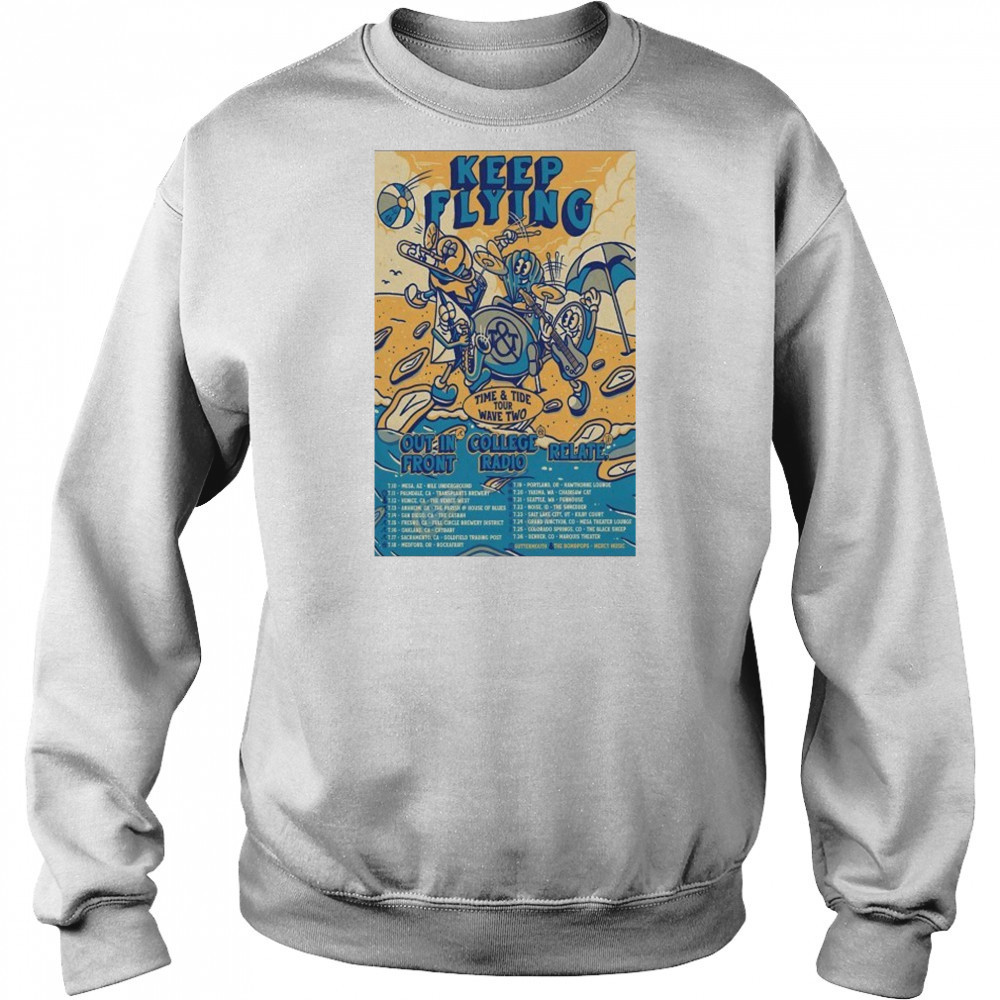 Poster Keep Flying Time And Tide Wave Two Tour 2025 shirt Hoodie