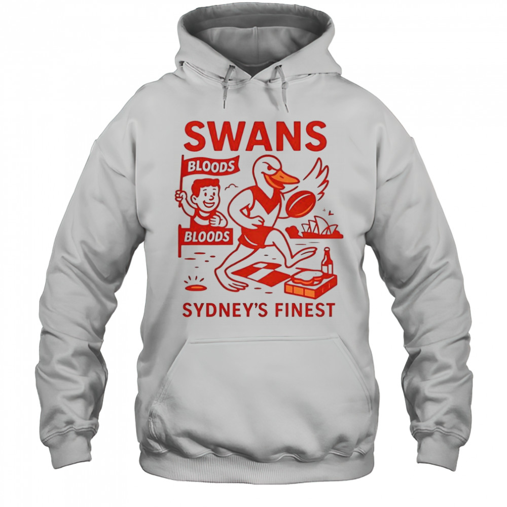 Premium Swans Sydney’s Finest Cartoon T-Shirt Hoodie