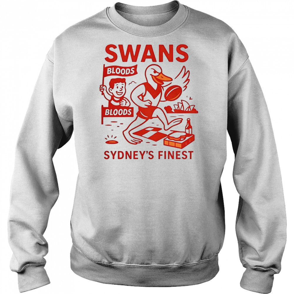Premium Swans Sydney’s Finest Cartoon T-Shirt Hoodie
