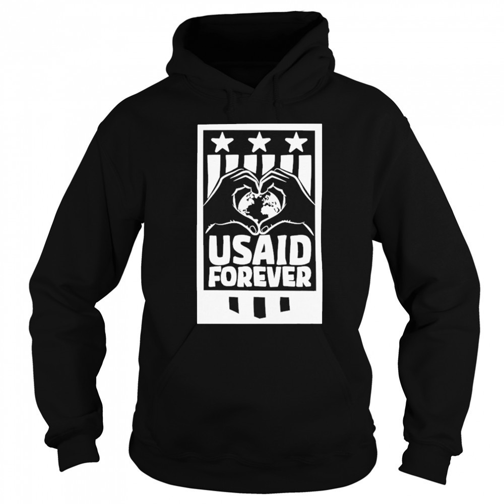 Proud Usaid Partner Heart Hands T-shirt Sweatshirt