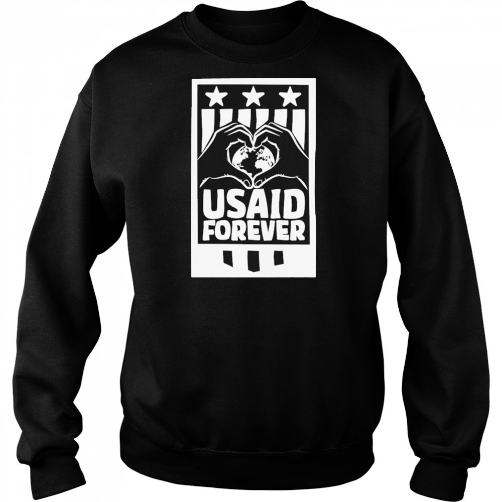 Proud Usaid Partner Heart Hands T-shirt Hoodie