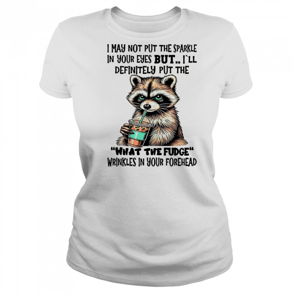 Raccoon I may not put the sparkle in your eyes shirt Women's T-shirt