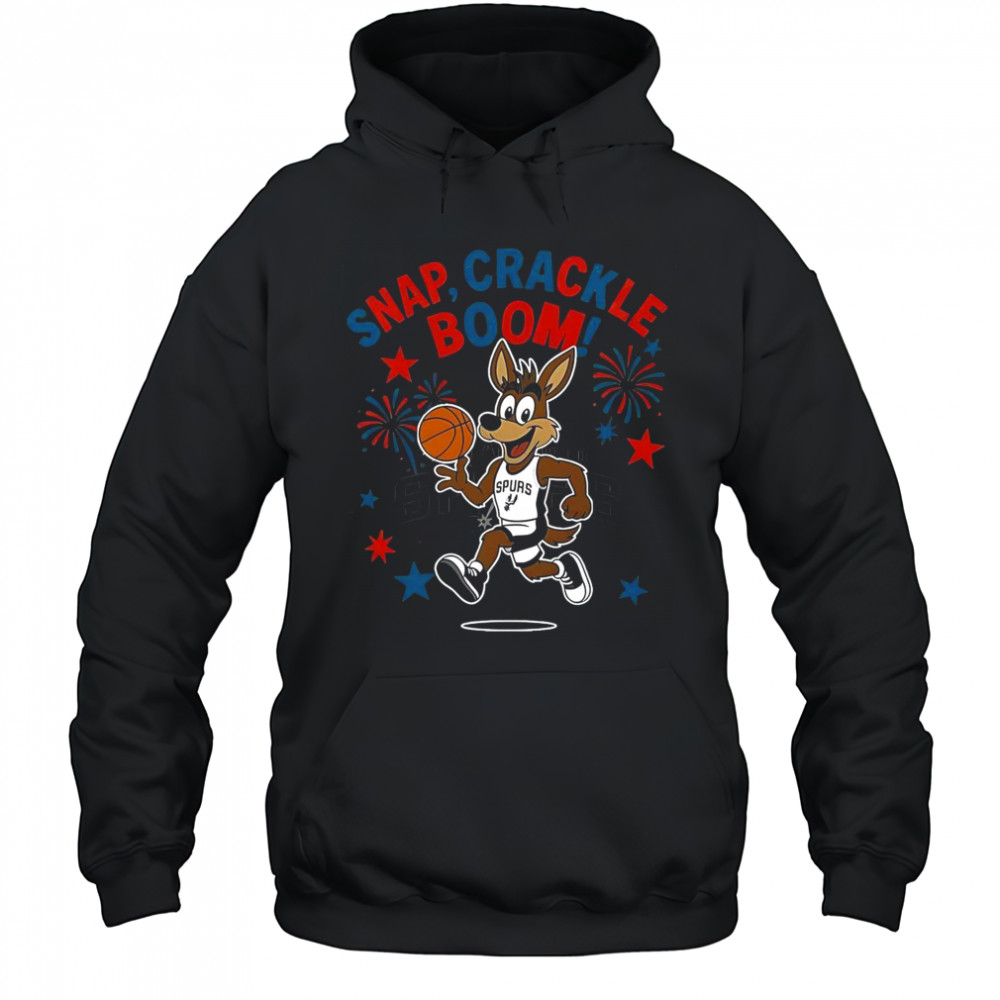 San Antonio Spurs Snap Crackle Boom Power Of Champions Indepencence Day T-Shirt Hoodie