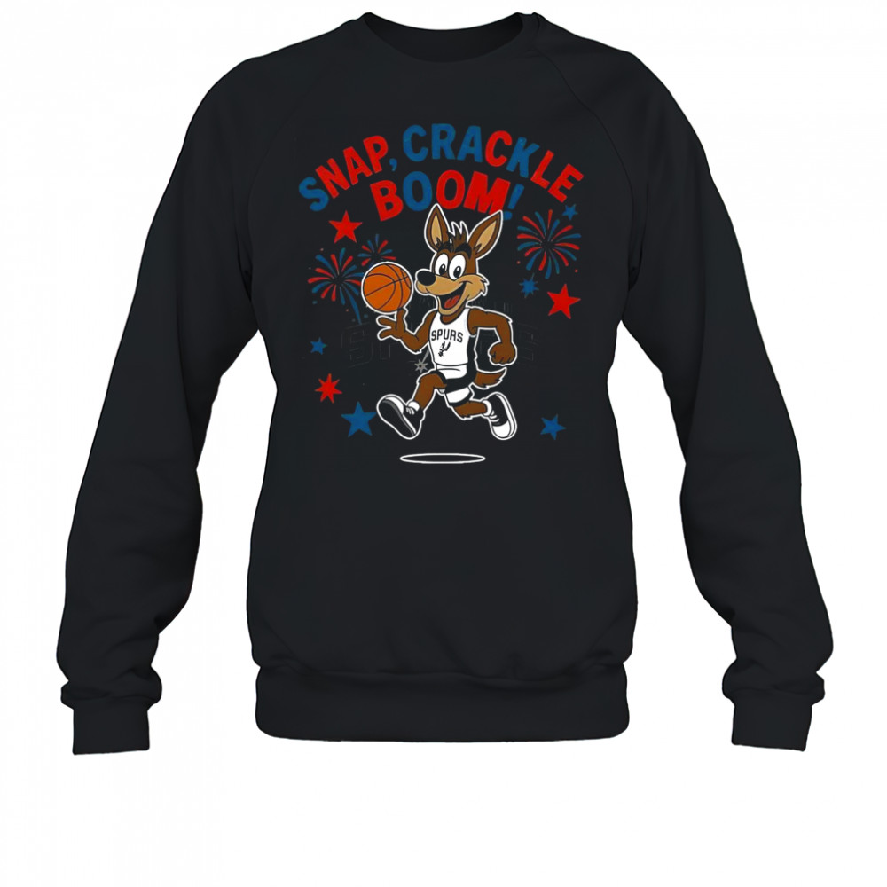 San Antonio Spurs Snap Crackle Boom Power Of Champions Indepencence Day T-Shirt Sweatshirt