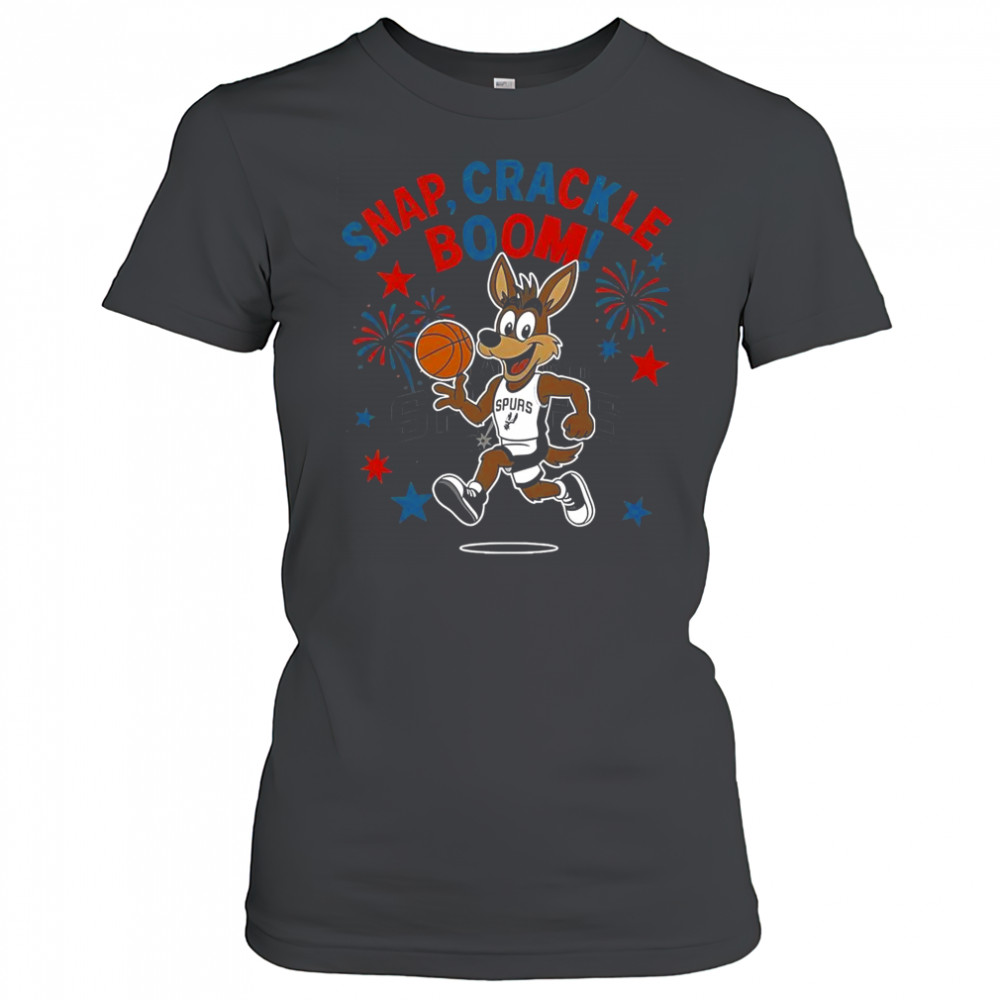San Antonio Spurs Snap Crackle Boom Power Of Champions Indepencence Day T-Shirt Women's T-shirt
