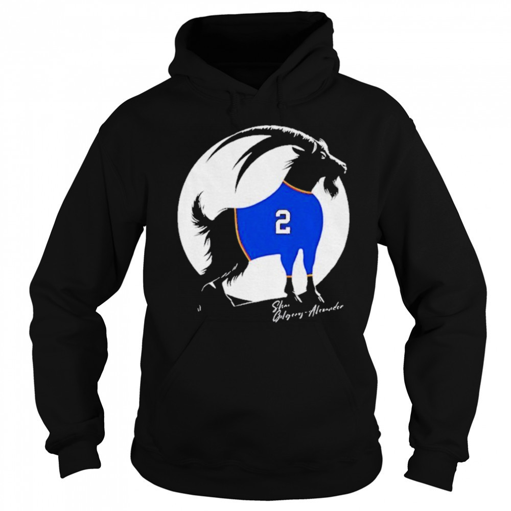 Shai Gilgeous Alexander x Goat Oklahoma City Thunder NBA Basketball shirt Sweatshirt