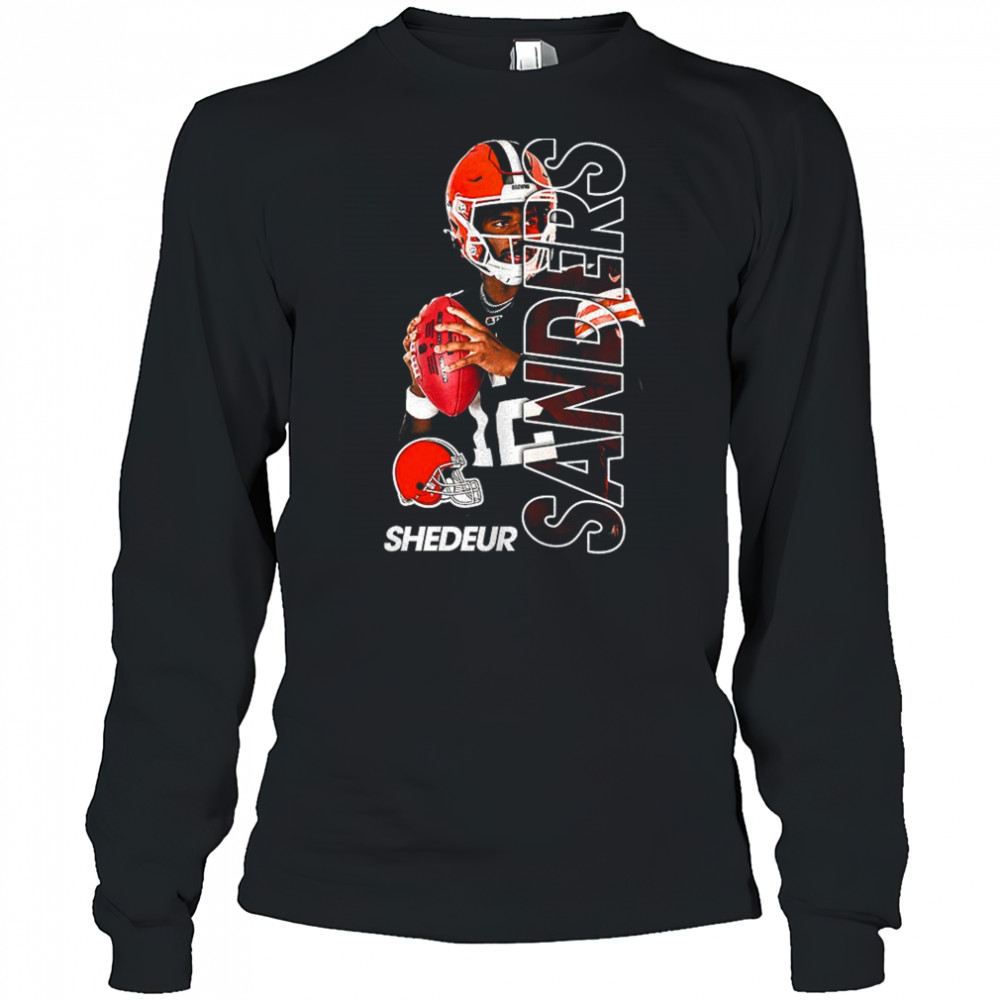 Shedeur Sanders Cleveland Browns NFL player shirt Long Sleeved