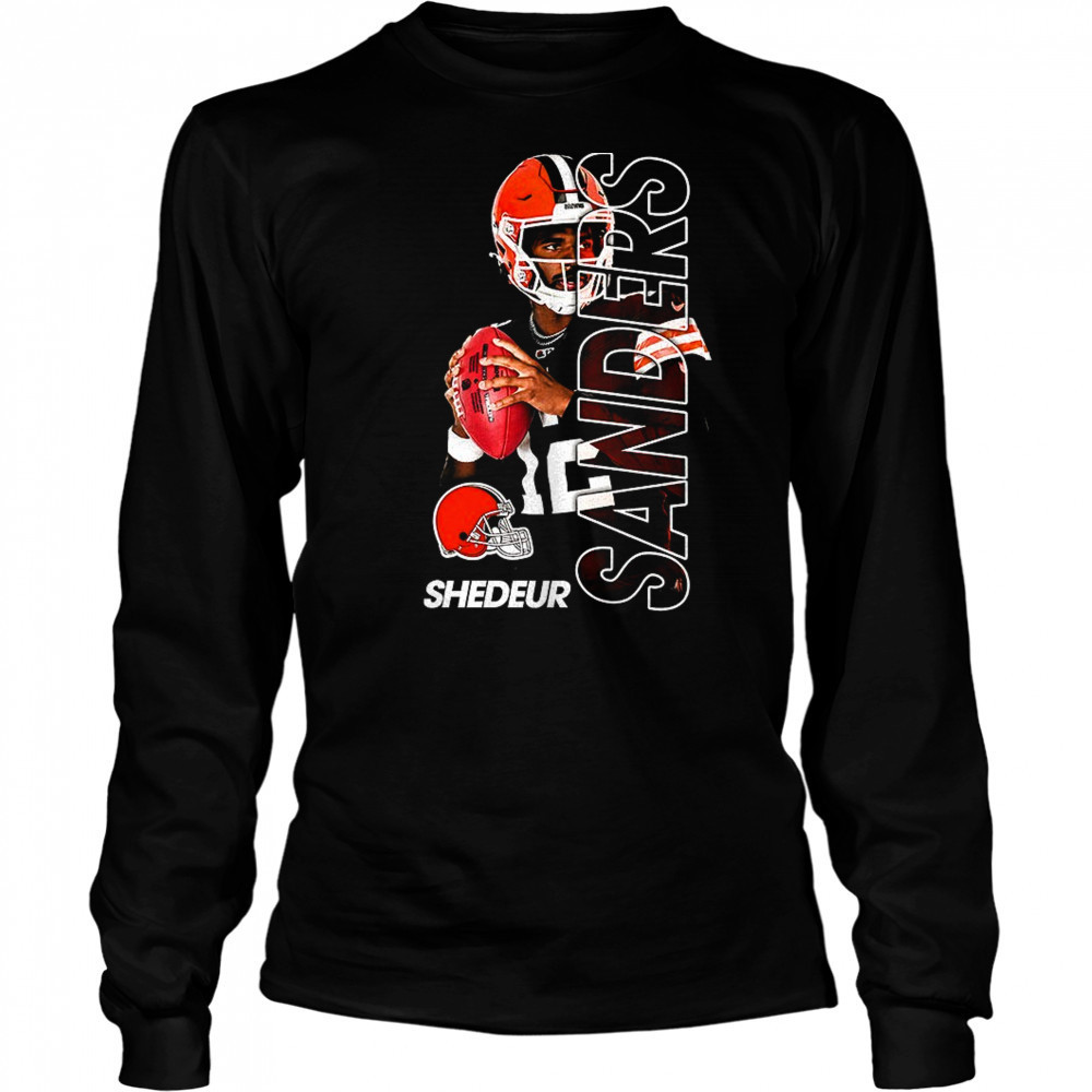 Shedeur Sanders Cleveland Browns NFL player shirt Long Sleeved