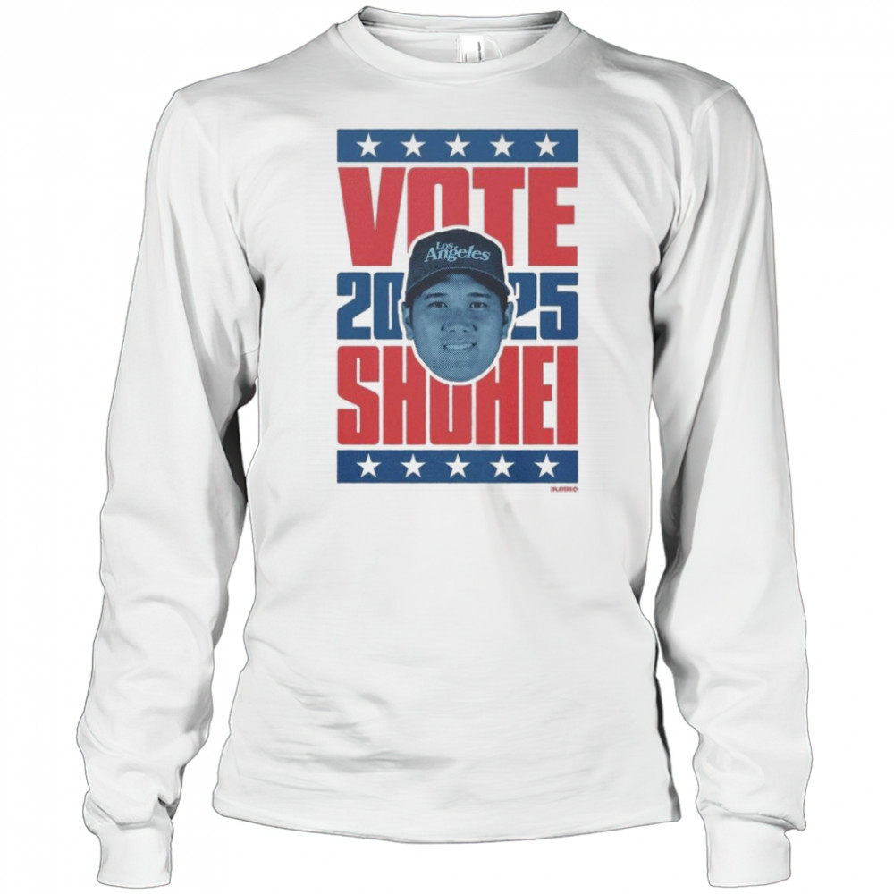 Shohei Ohtani Los Angeles Dodgers Vote Heavyweight 2025 Shirt Long Sleeved