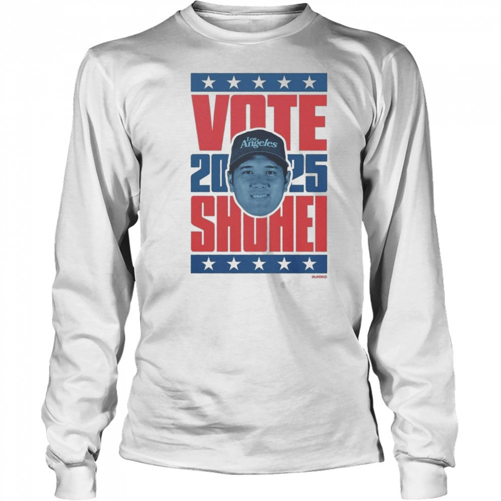 Shohei Ohtani Los Angeles Dodgers Vote Heavyweight 2025 Shirt Long Sleeved