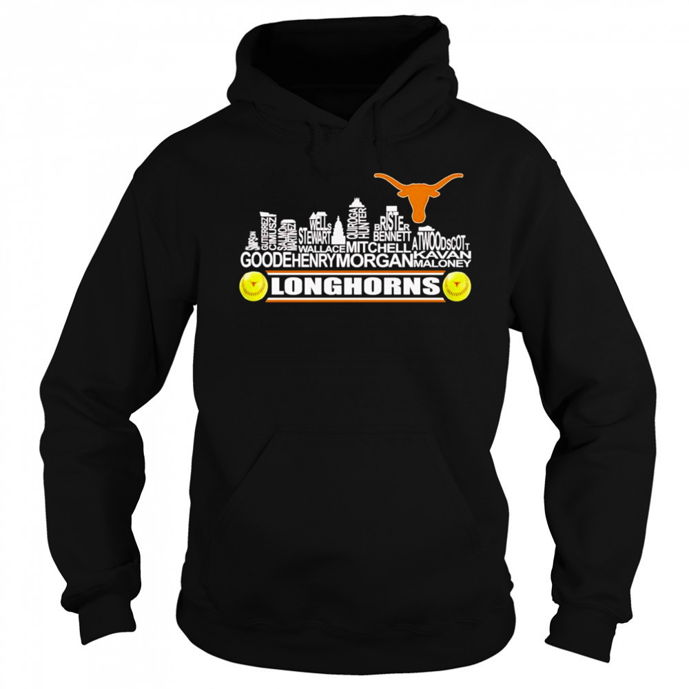 Skyline name Texas Longhorns softball shirt Sweatshirt