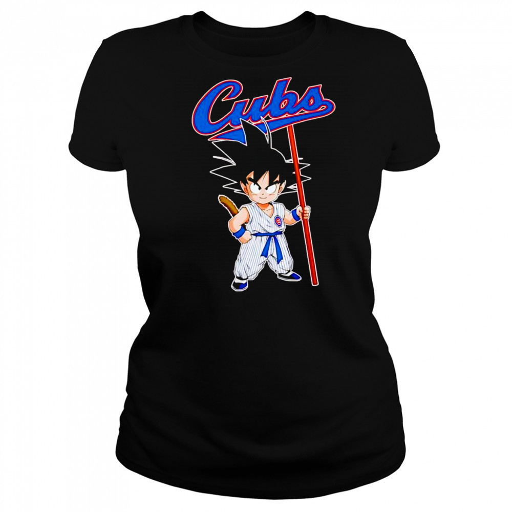 Son Goku Dragon Ball Chicago Cubs baseball shirt Women's T-shirt