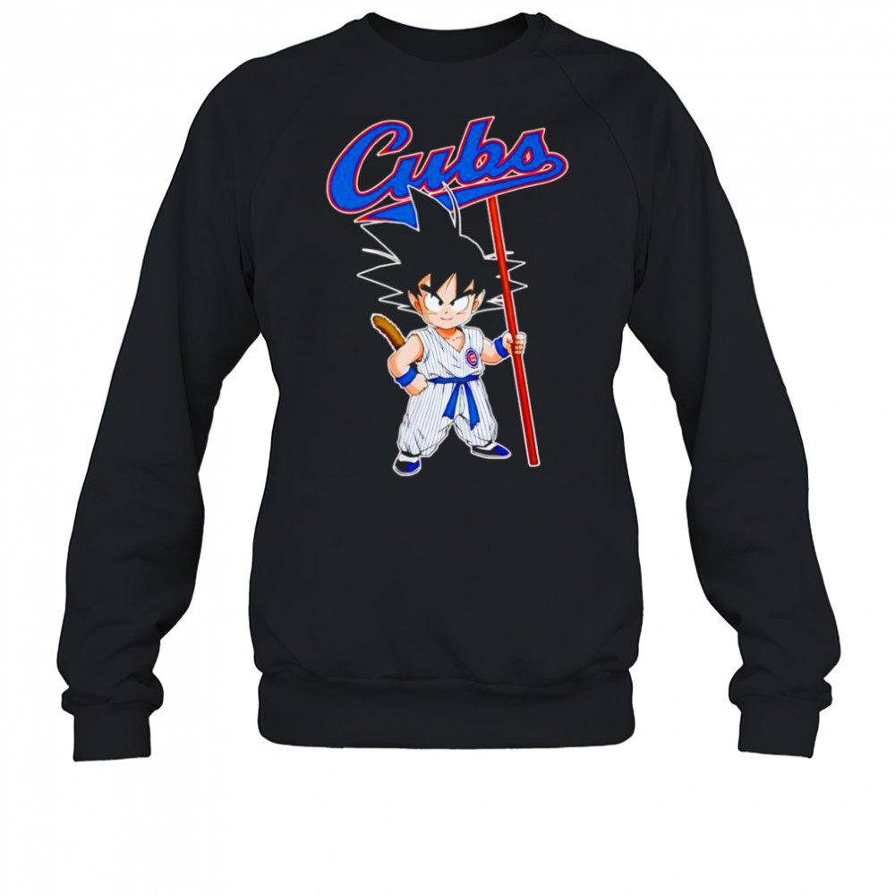 Son Goku Dragon Ball Chicago Cubs baseball shirt Sweatshirt
