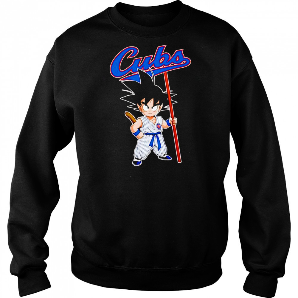 Son Goku Dragon Ball Chicago Cubs baseball shirt Hoodie