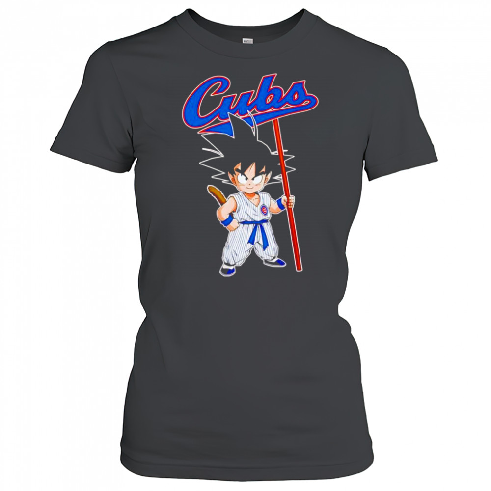 Son Goku Dragon Ball Chicago Cubs baseball shirt Women's T-shirt
