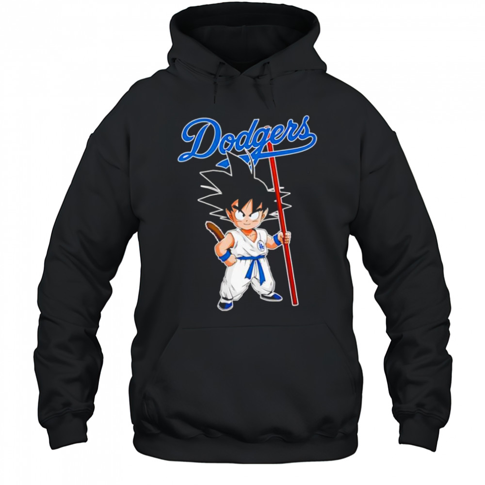 Son Goku Dragon Ball Los Angeles Dodgers baseball shirt Hoodie
