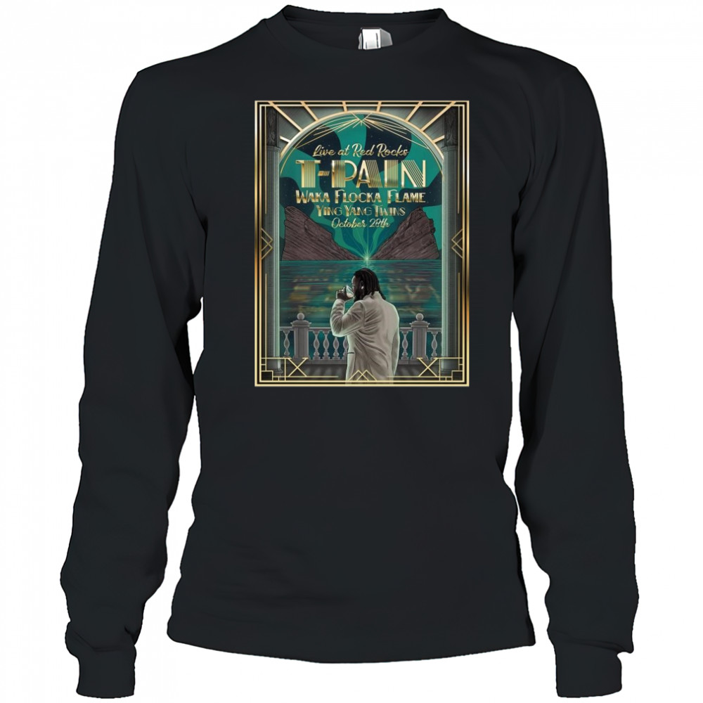 T-Pain Waka Flocka Flame Ying Yang Twins October 28th 2025 Shirt Long Sleeved