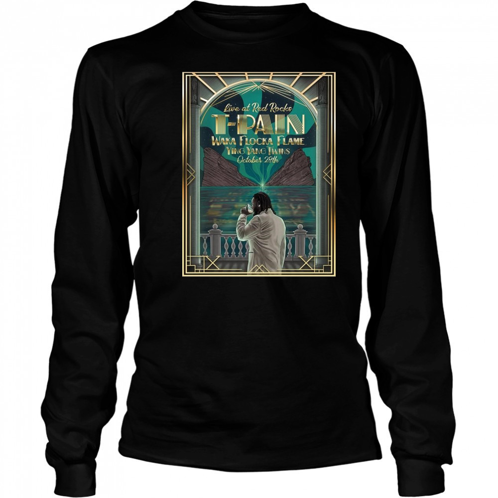T-Pain Waka Flocka Flame Ying Yang Twins October 28th 2025 Shirt Long Sleeved