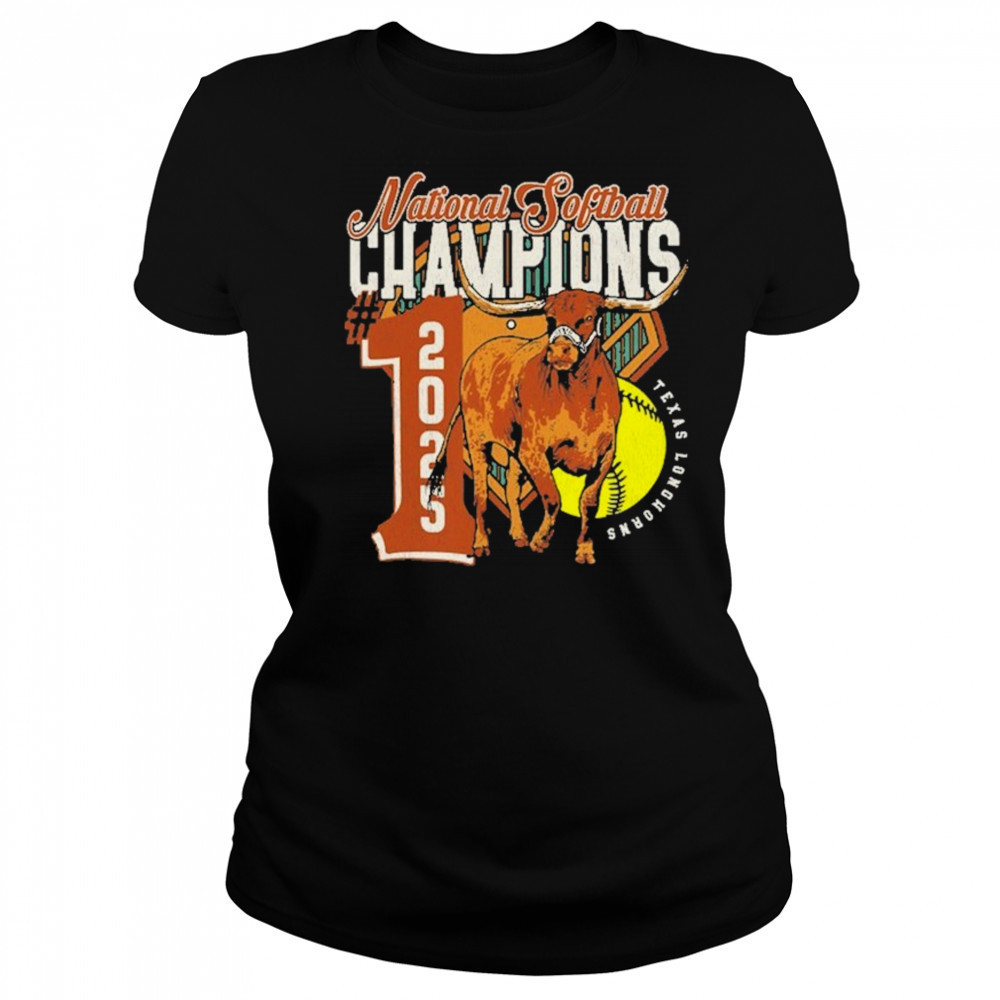 Texas Longhorns 2025 NCAA Softball Women’s College World Series Champions Number One T-Shirt Women's T-shirt